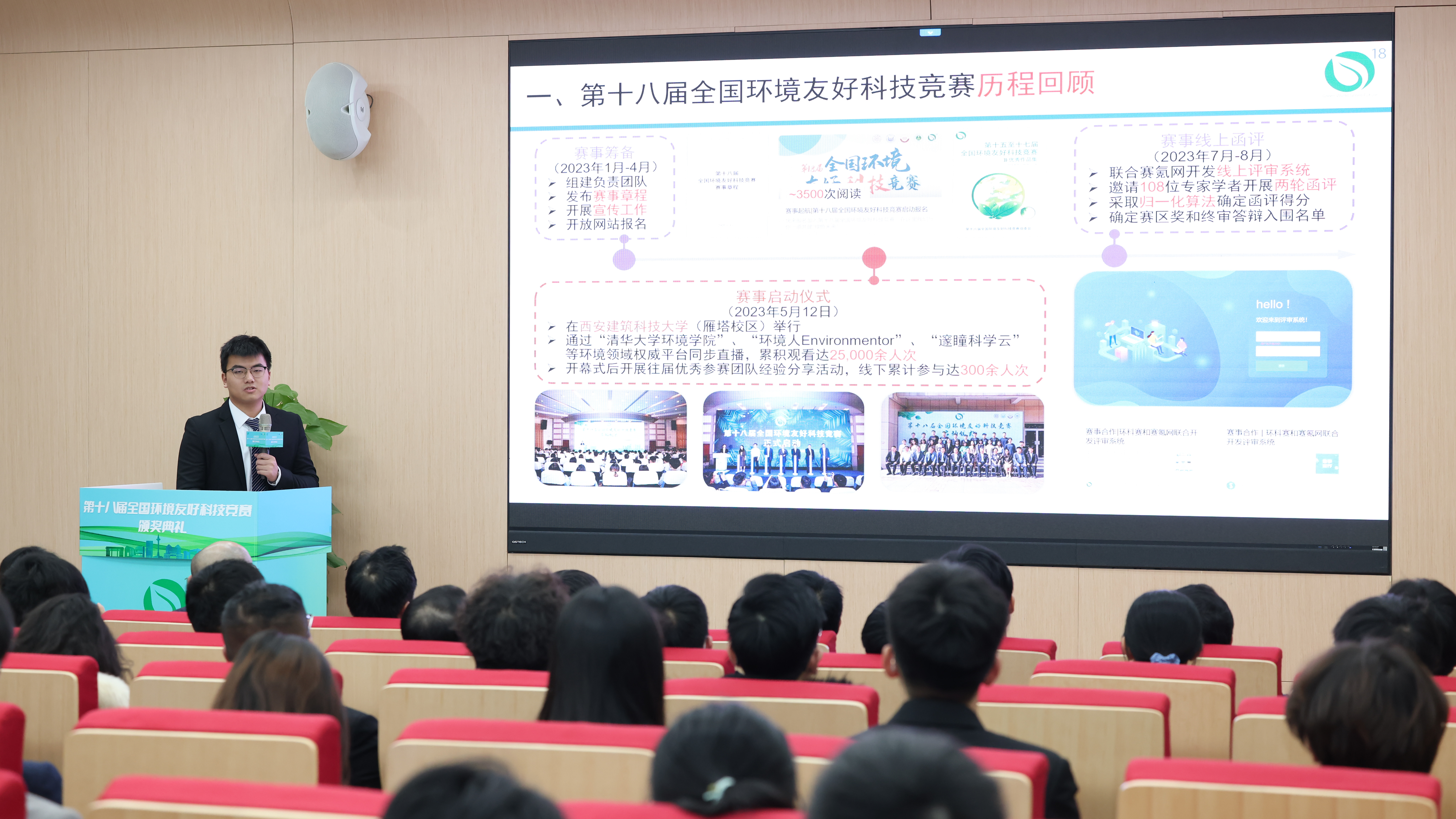 20231223-第十八届全国环境友好科技竞赛颁奖典礼-艺绅-william威廉中文官网邓思行同学汇报.JPG