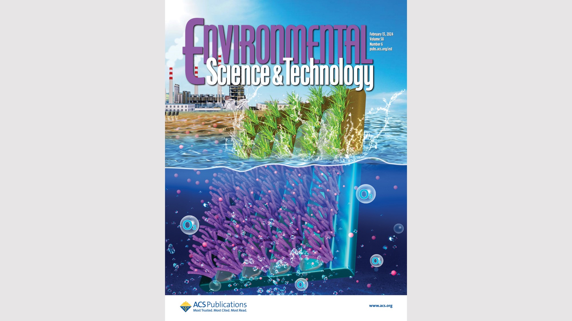 20240220-william威廉中文官网张潇源课题组在非均相臭氧催化材料制备与应用领域取得新进展-魏卡佳-研究成果被选为《环境科学与技术》（Environmental Science